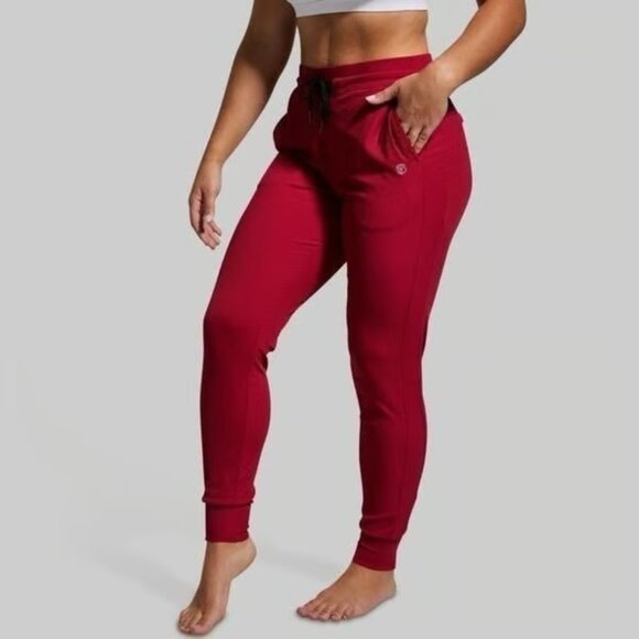 Born Primitive Recovery Joggers in Cranberry - Picture 1 of 7